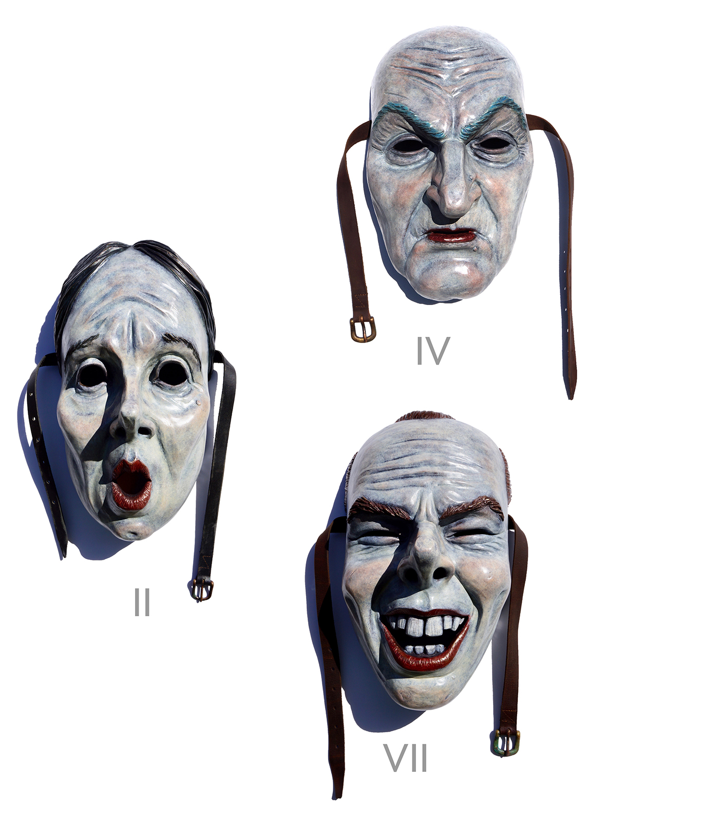 Masquarade Bronze Sculpture